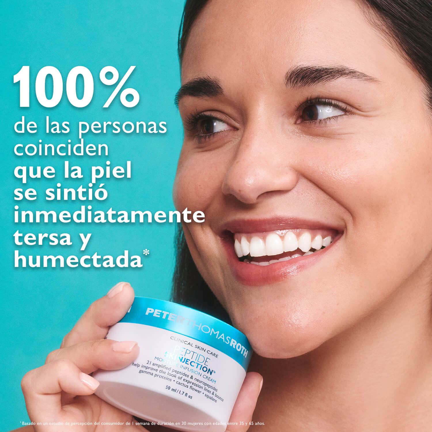 PEPTIDE SKINJECTION™ MOISTURE INFUSION REFILLABLE CREAM (CREMA HIDRATANTE)
